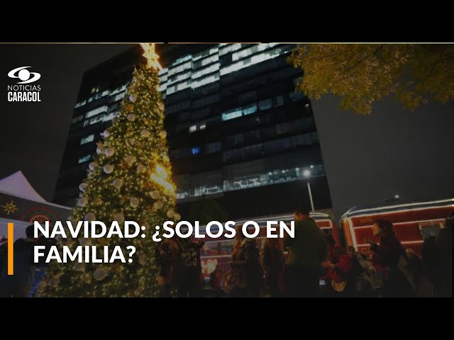 ⁣Así como millones de colombianos pasan Navidad en familia, hay quienes prefieren estar solos