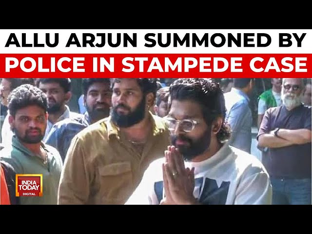 ⁣Allu Arjun Faces Fresh Police Notice Over Pushpa 2 Premiere Stampede | India Today