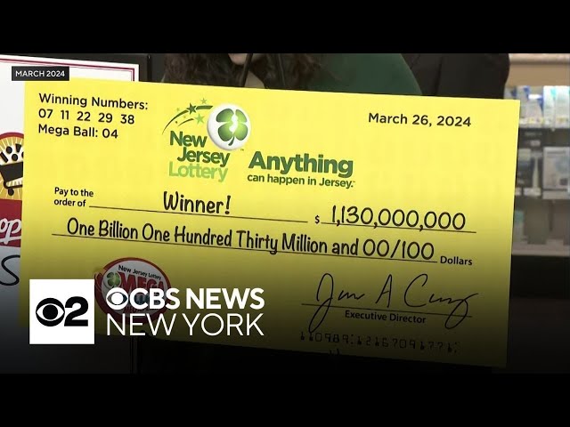 ⁣New Jersey Mega Millions player claims $1.13 billion jackpot