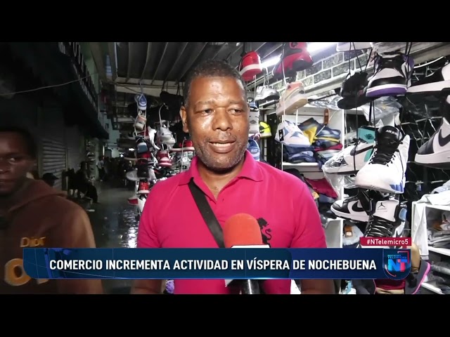 ⁣Comercio incrementa actividad en víspera de Nochebuena