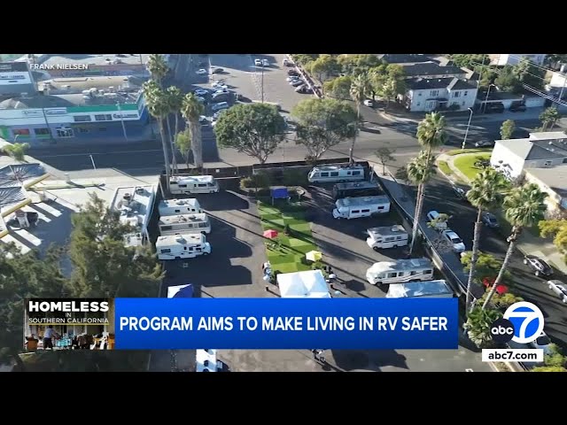 ⁣LA County launches new housing program for people living in RVs