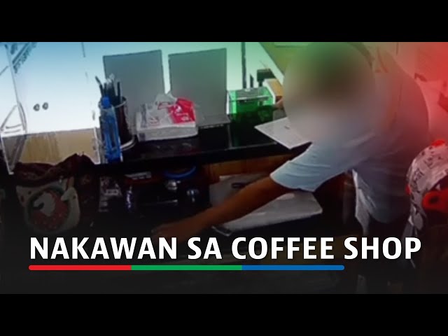 ⁣Sapul sa CCTV: Lalaki nagnakaw ng cellphone sa coffee shop | ABS-CBN News