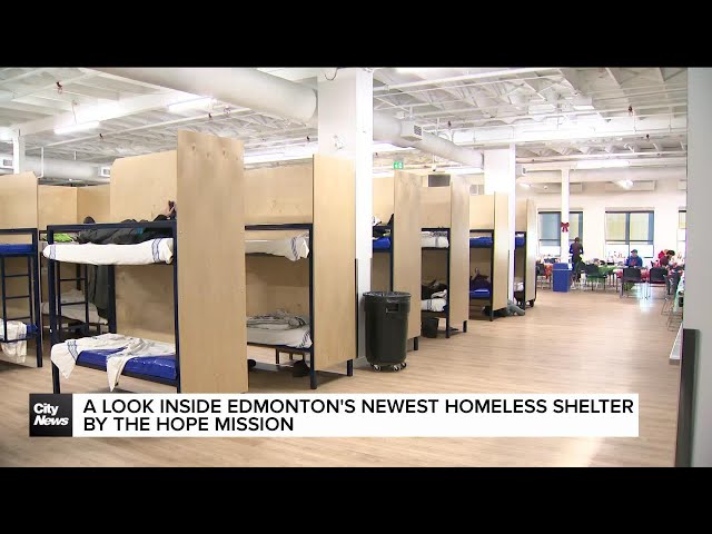 ⁣A look inside The Hope Mission’s newest shelter in Edmonton