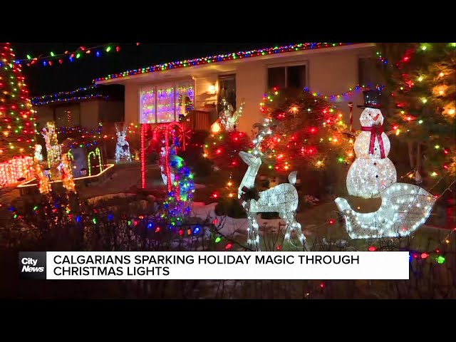 ⁣Calgarians sparking holiday magic through Christmas lights