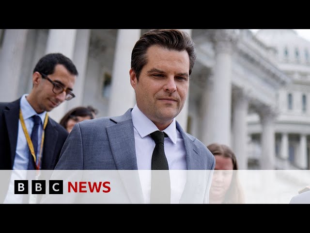 ⁣Former US congressman Gaetz paid for sex and drugs, ethics report says | BBC News