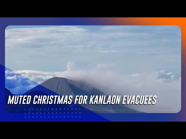 ⁣No Christmas parties for Kanlaon evacuees as volcano threat remains | TeleRadyo Serbisyo