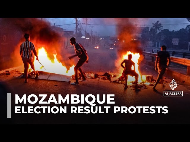 ⁣Violence in Mozambique after court confirms governing party’s win in disputed election