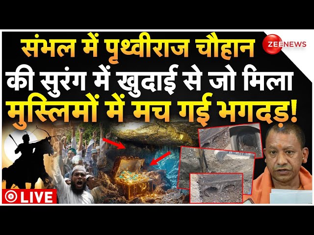 ⁣Sambhal News Update LIVE: पृथ्वीराज चौहान की बावड़ी से पुलिस को मिला सबूतों का खजाना!| Sambhal Survey