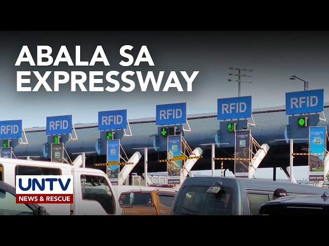 ⁣Mga motoristang walang RFID sa SLEX, abala sa pila ng toll plaza