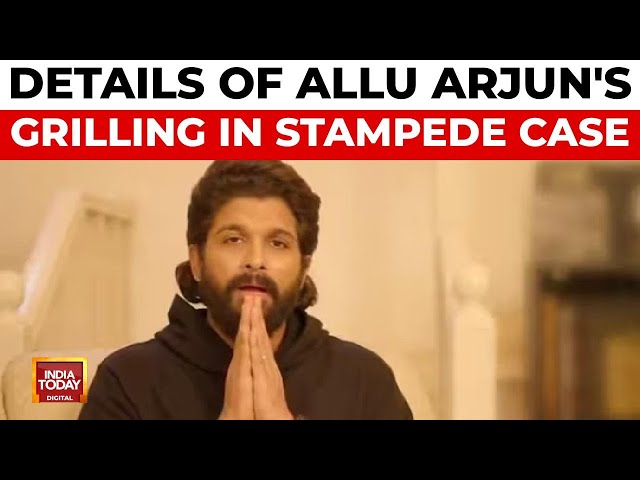 ⁣All About Allu Arjun's Questioning by Hyderabad Police in 'Pushpa 2' Stampede Case | 