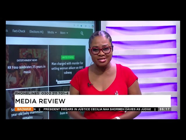 ⁣Badwam Media Review on Adom TV  (24-12-24)