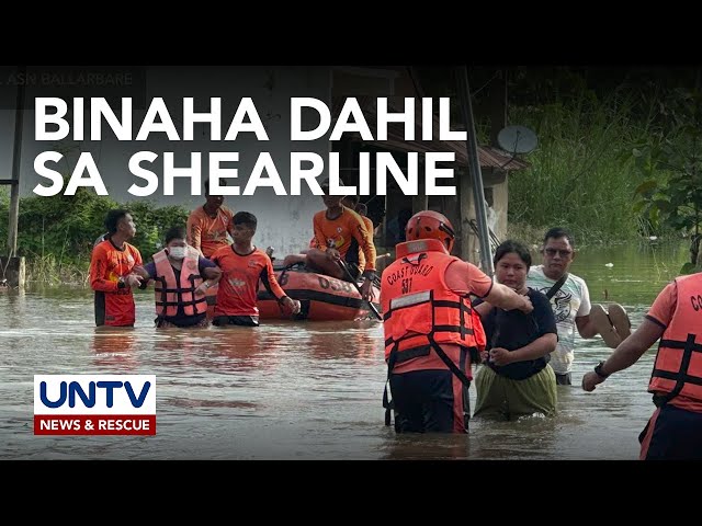 ⁣Shearline nagdulot ng pagbaha sa ilang lugar sa Pilipinas