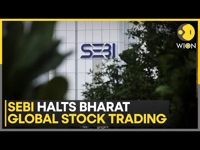 ⁣SEBI Suspends Trading In Bharat Global Developers After 10,000% Stock Rally | World News | WION