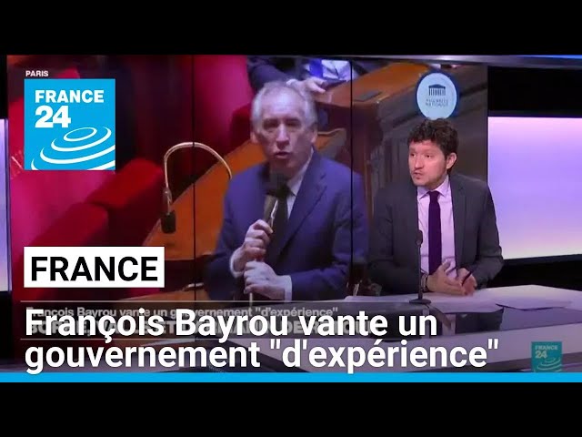 ⁣François Bayrou vante un gouvernement "d'expérience" • FRANCE 24