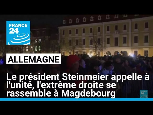 ⁣Allemagne : le président Steinmeier appelle à l'unité, l'extrême droite se rassemble à Mag