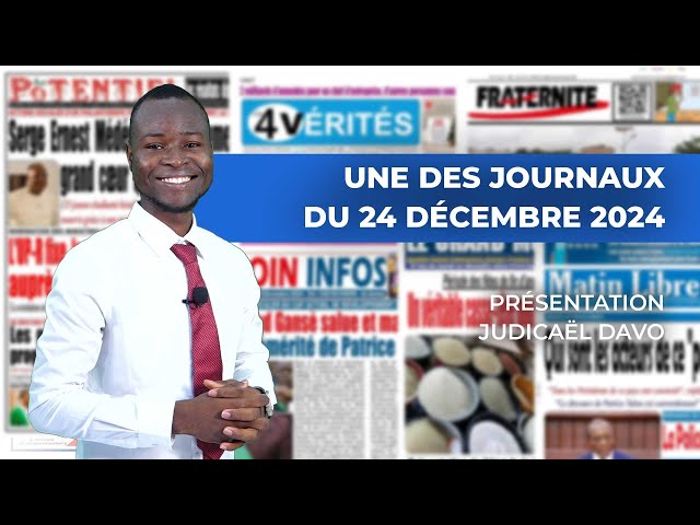 ⁣UNE DES JOURNAUX DU 24 DÉCEMBRE 2024