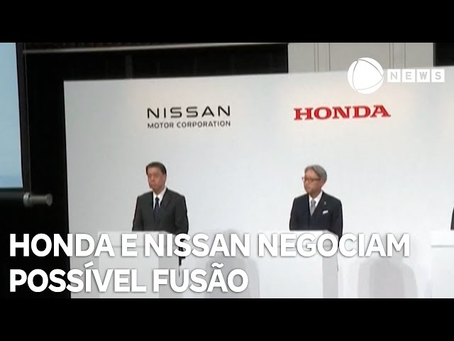 ⁣Honda e Nissan negociam possível fusão das empresas