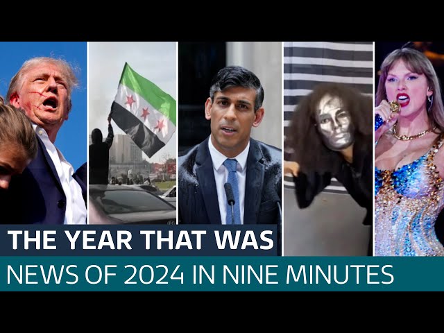 ⁣The news in 2024 - in nine minutes | ITV News