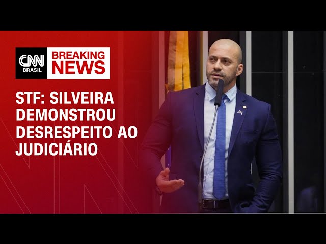 ⁣STF: Silveira demonstrou desrespeito ao judiciário | LIVE CNN