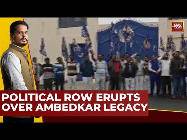 ⁣Ambedkar Row: BJP And Congress Clash Over Ambedkar's Legacy As BSP Calls For Nationwide Protest