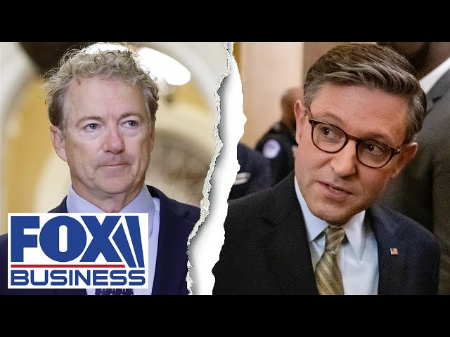 ⁣Rand Paul roasts ‘former’ Speaker Johnson, hinting he’ll be ousted by Trump