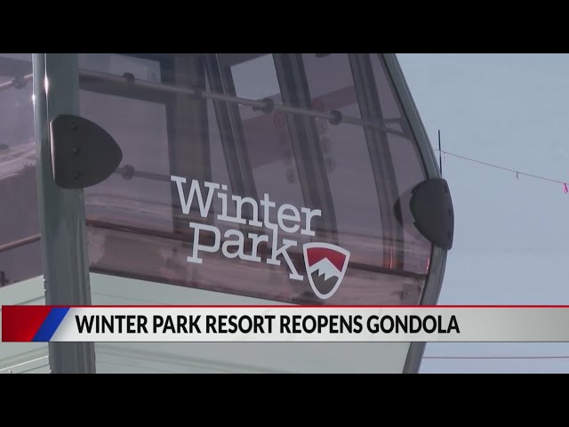 ⁣Winter Park gondola reopens after malfunction