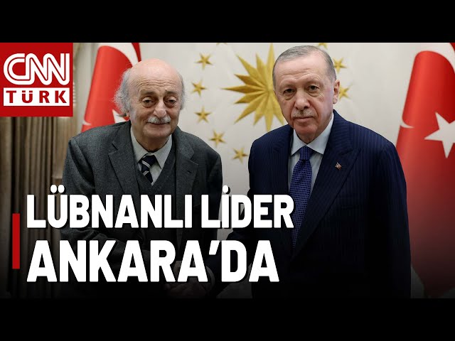 ⁣Cumhurbaşkanı Erdoğan Lübnanlı Lideri Kabul Etti! Dürzi Lider Canpolat Ankara'da!