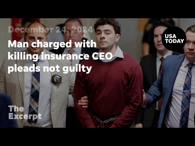 ⁣Man charged with killing health insurance CEO pleads not guilty | The Excerpt