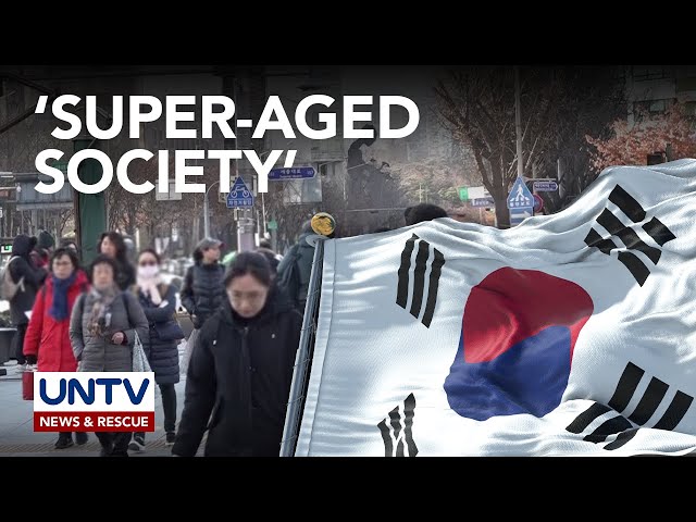 ⁣South Korea, kabilang na sa mga ‘super-aged society’