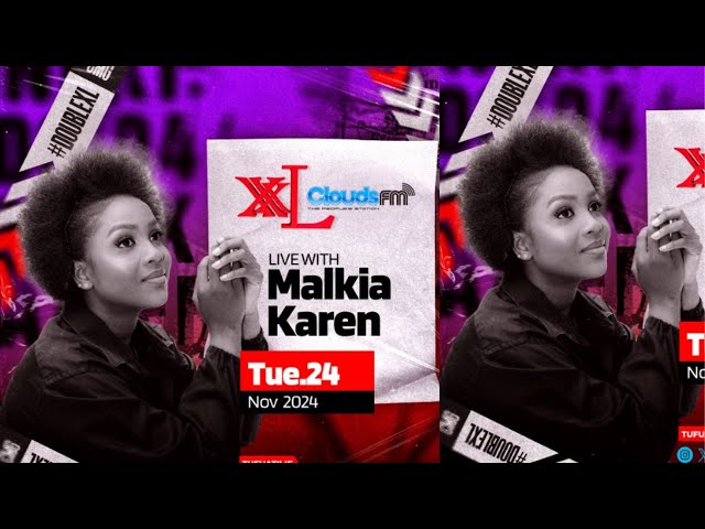 ⁣LIVE: Malkia wa Bongo Fleva @malkiakaren leo live kwenye #DoubleXL   24  /  12  /   2024