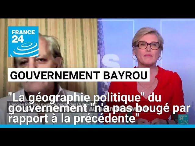 ⁣"La géographie politique" du gouvernement Bayrou "n'a pas bougé par rapport à la