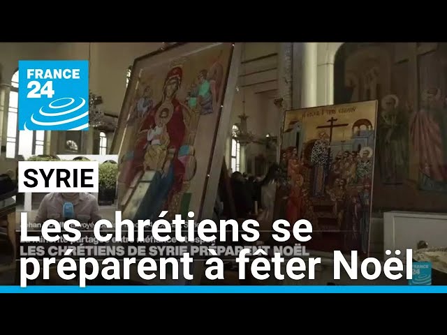 ⁣Les chrétiens de Syrie se préparent à fêter Noël • FRANCE 24