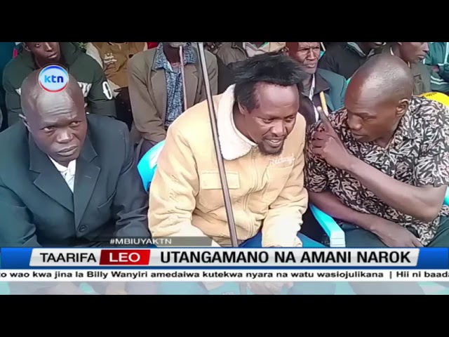 Viongozi Narok waziomba jamii kuendelea kutangamana na kuishi kwa amani