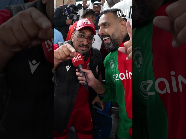 ⁣مشجع بحريني بعد الفوز أمام المنتخب السعودي : «البحريني ما يغلبونه»