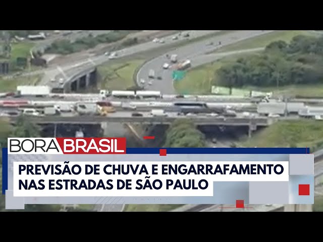 ⁣Natal tem previsão de chuva e engarrafamento nas estradas de SP | Bora Brasil