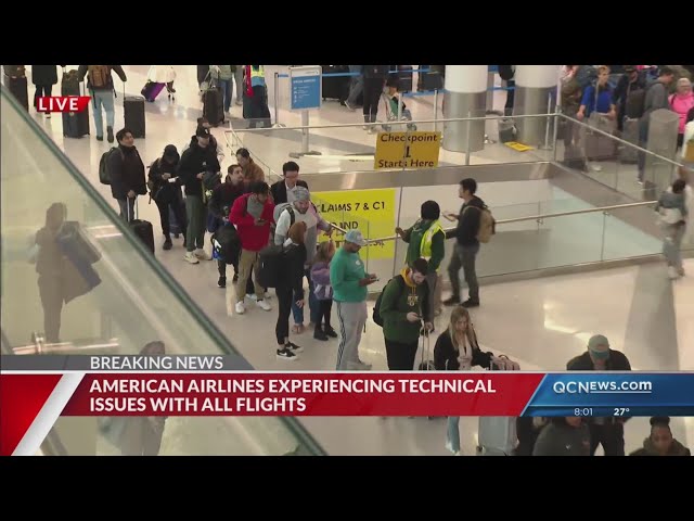 ⁣FAA ground stop lifted after AA Christmas Eve IT outage