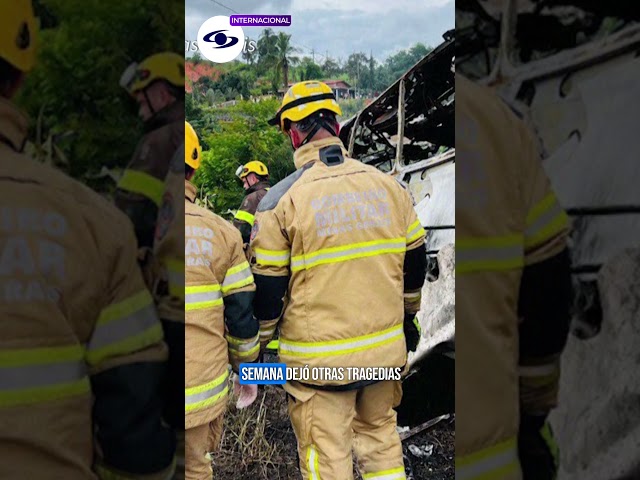 ⁣Tragedias golpean a Brasil este fin de semana 