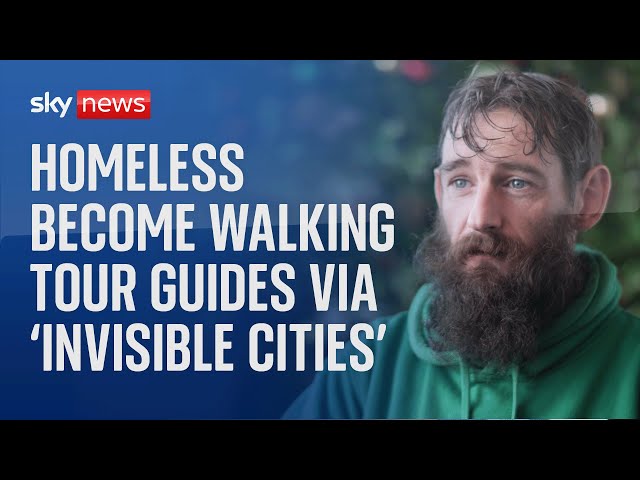 ⁣People who have experienced homelessness become walking tour guides