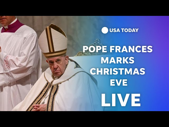 ⁣Watch live: Pope Francis marks Christmas Eve with special ceremony