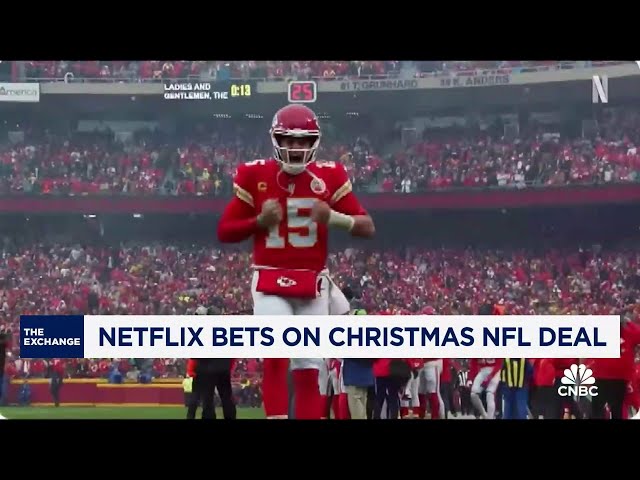 ⁣Netflix makes a big bet on Christmas NFL deal