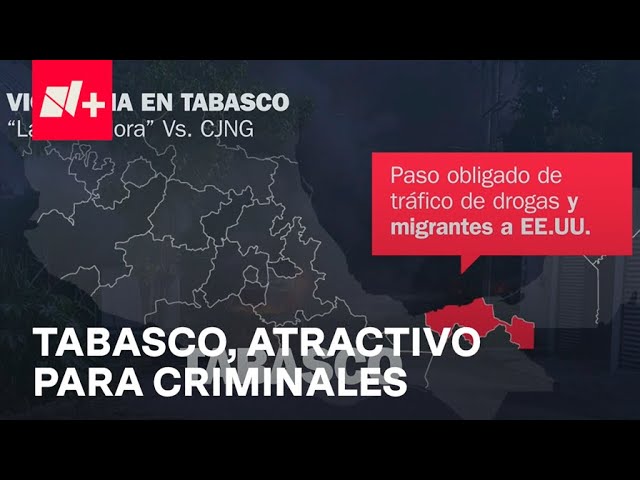 ⁣Disputa entre el CJNG y La Barredora por Tabasco - Despierta