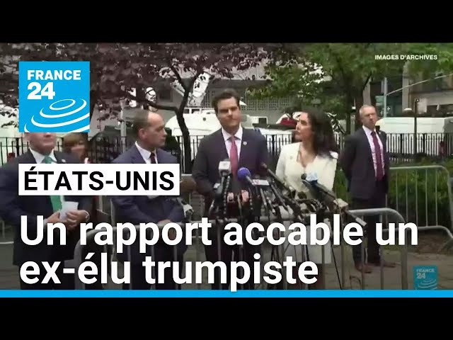 ⁣États-Unis : un rapport accable Matt Gaetz, un ex-élu trumpiste • FRANCE 24