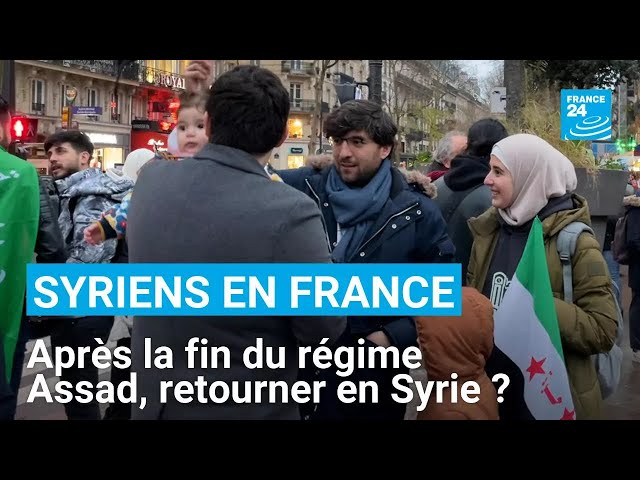 ⁣Après la fin de la dictature des Assad, la tentation du retour pour les exilés syriens en France