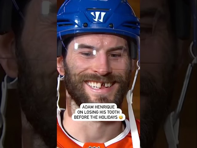 ⁣Adam Henrique Lost A Tooth Before The Holiday 