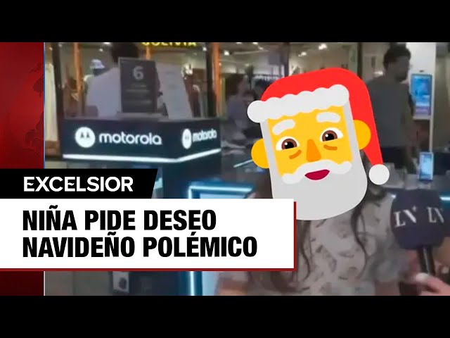 ⁣Niña le pide de regalo a Santa que 'den de baja de la vida' a la gente que odia