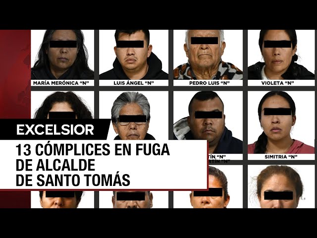 ⁣13 detenidos por la fuga del alcalde electo de Santo Tomás de los Plátanos