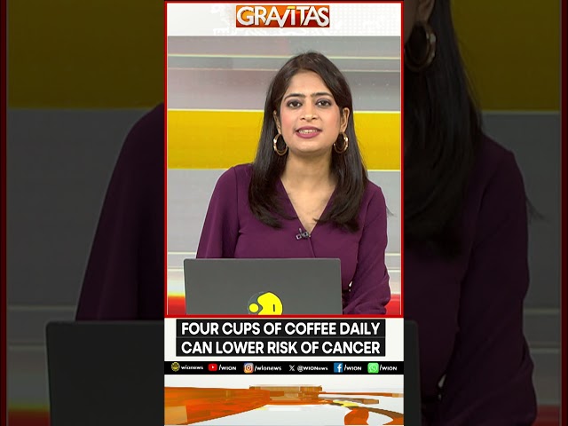 ⁣Four Cups Of Coffee Daily Can Lower Risk Of Cancer | WION Shorts