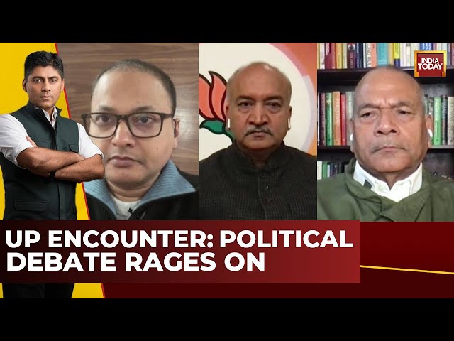 ⁣India First Debate: Fake Encounter Capital Or Tough On Crime? | Opposition Vs BJP On Police Action