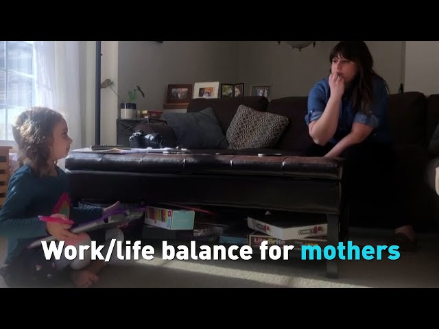 ⁣Work/life balance for mothers