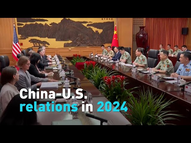 ⁣China-U.S. relations in 2024